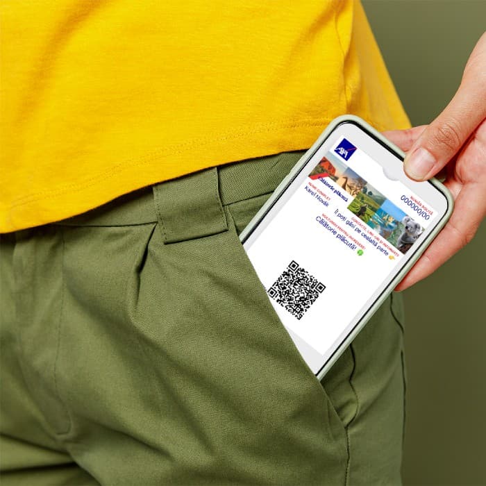 Păstrați asigurarea pe telefon cu cardul digital AXA