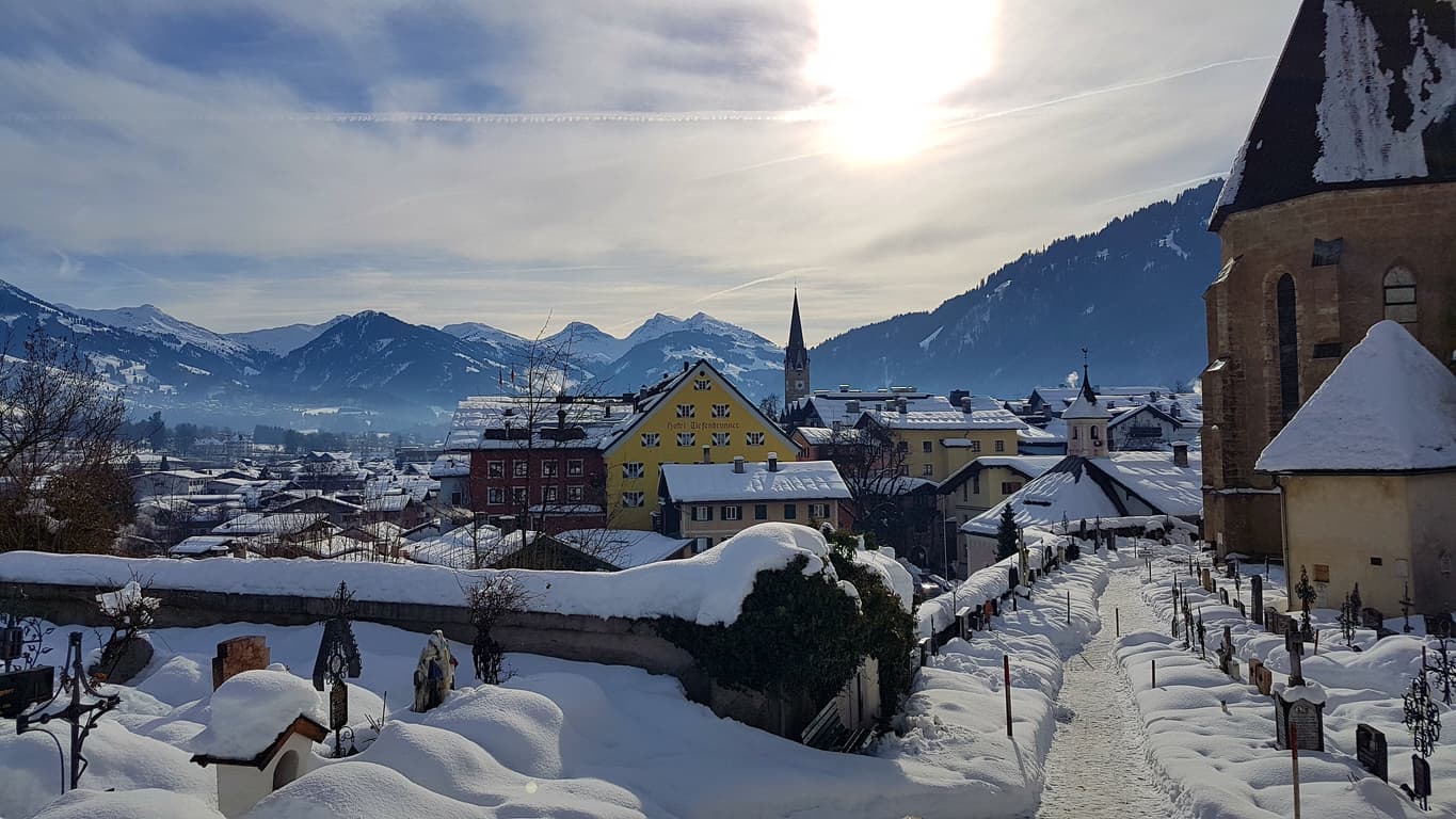 schi în Kitzbühel