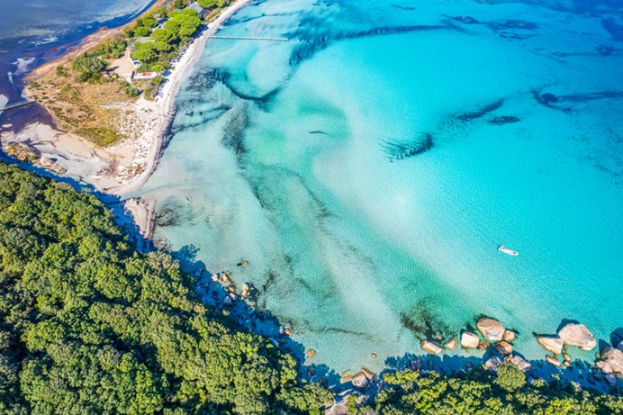 Plaja Santa Giulia, Porto Vecchio, Corsica